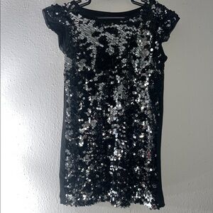 Wonder Nation Black and Silver Kids Top
